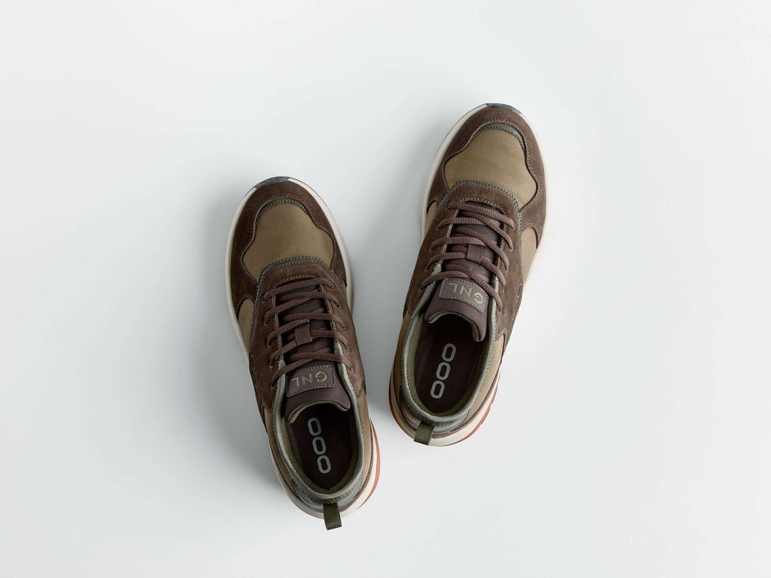 GNL Office Walk – sophisticated walking sneaker combining breathable mesh, refined leather overlays, and 360°WALK sole for everyday use.