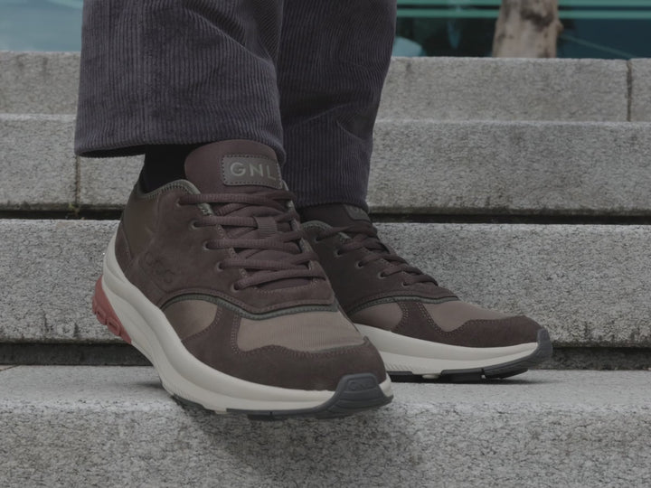 GNL Office Walk – sophisticated walking sneaker combining breathable mesh, refined leather overlays, and 360°WALK sole for everyday use.